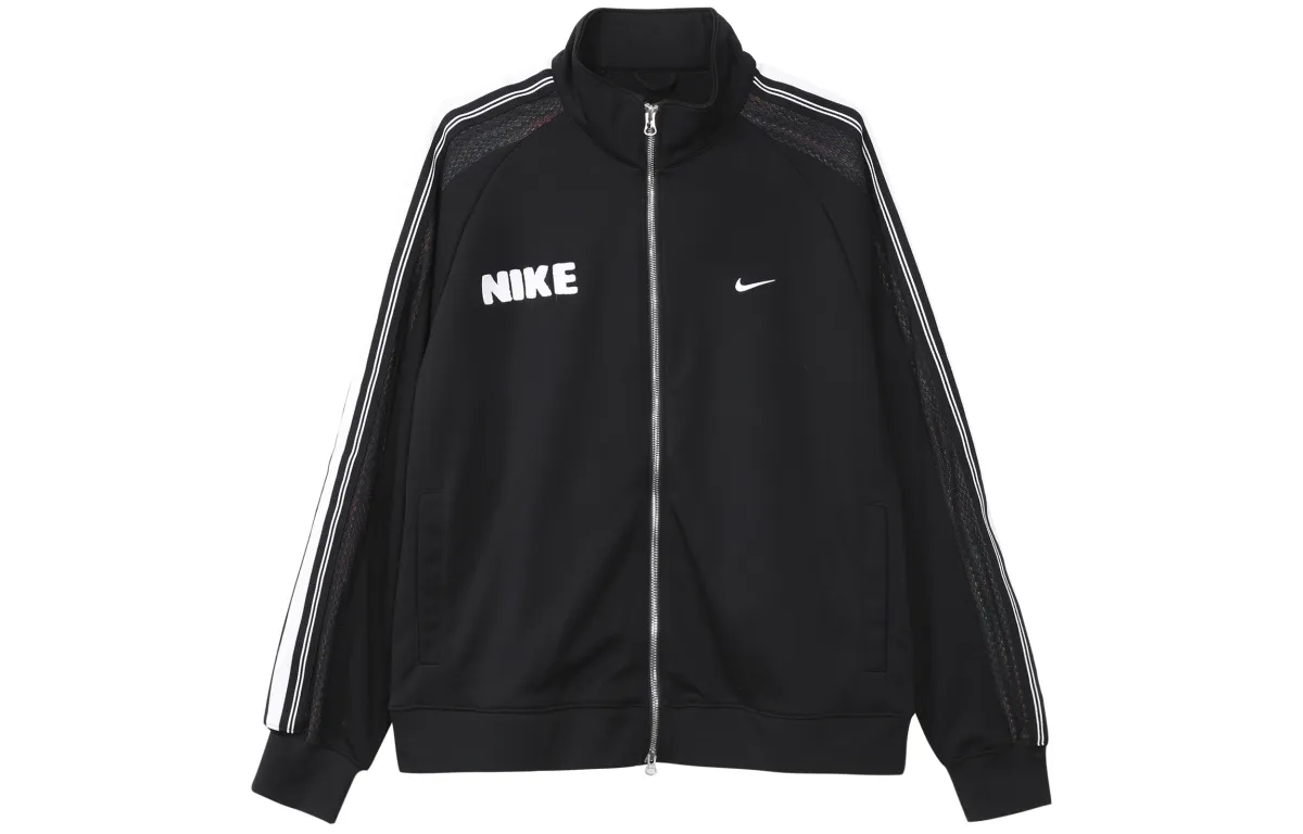 Nike Jackets Men's Black Stand Collar Moderate Other