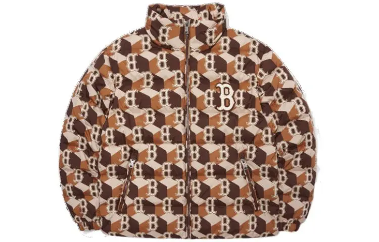 MLB SS23 Down Jacket Short Unisex Brown