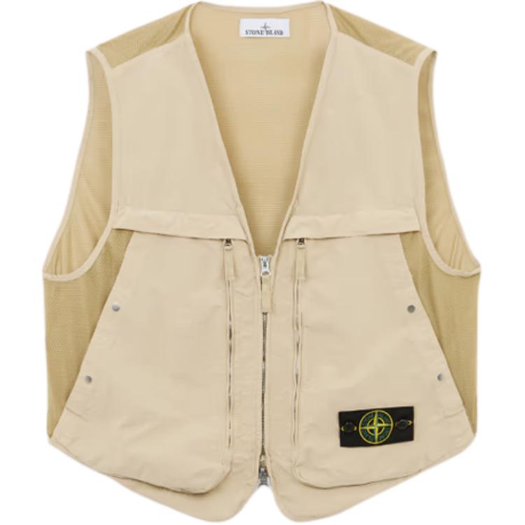 Жилет STONE ISLAND (микро-белый)