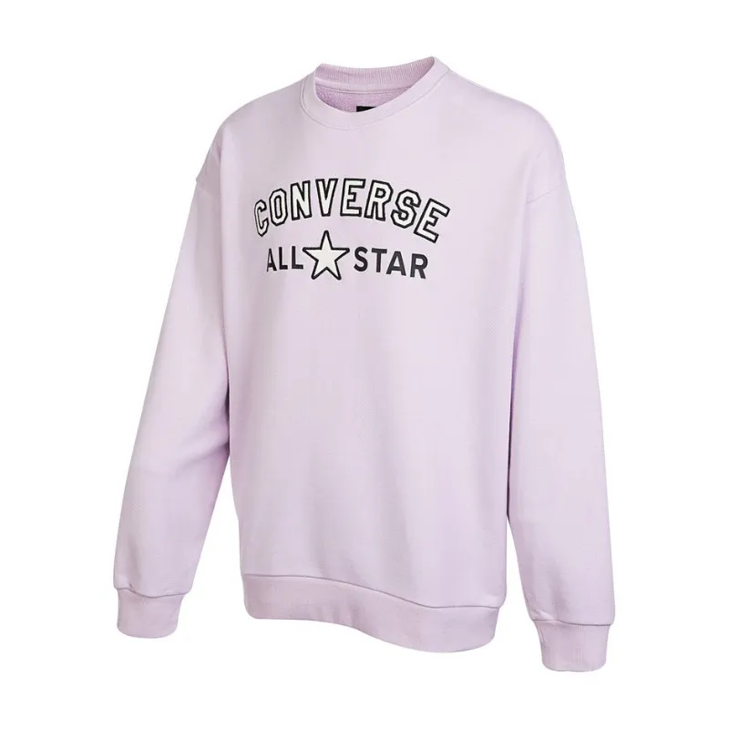 Converse Sweatshirt Unisex Gray Purple