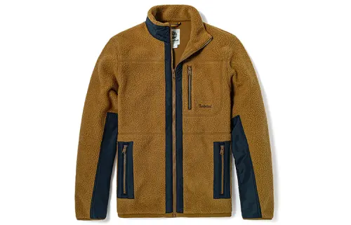 Timberland Velvet Jackets Men's Rubber Stand Collar Moderate