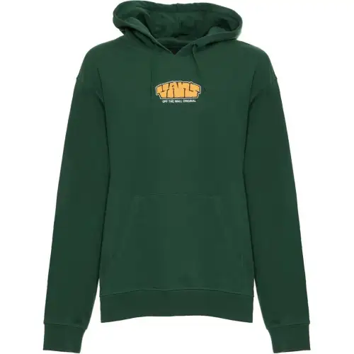 Vans Sweatshirts Men's Green Hooded Moderate Regular