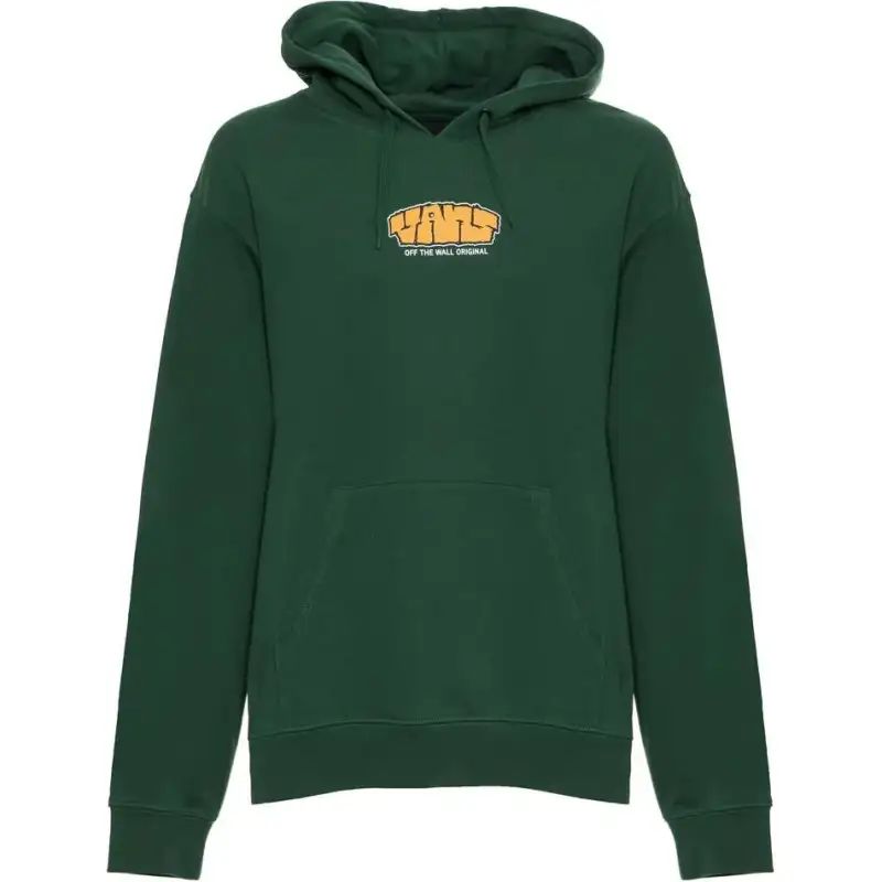 Vans Sweatshirts Men's Green Hooded Moderate Regular
