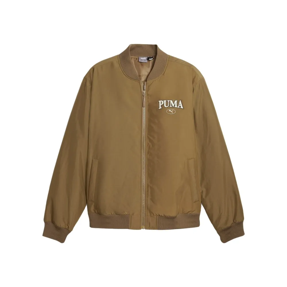 PUMA Puffer Jackets Men's Chocolate Beans Baseball Collar Moderate