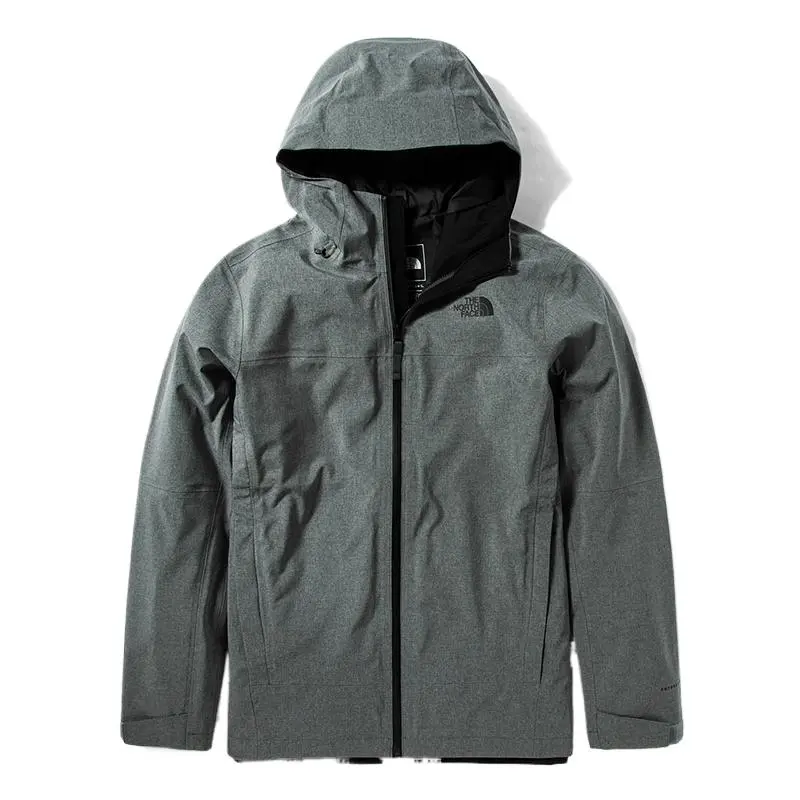 THE NORTH FACE Waterproof Quick Dry Windbreaker Jacket Men's Gray