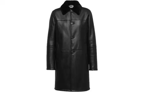 PRADA Coats Men's Black Moderate