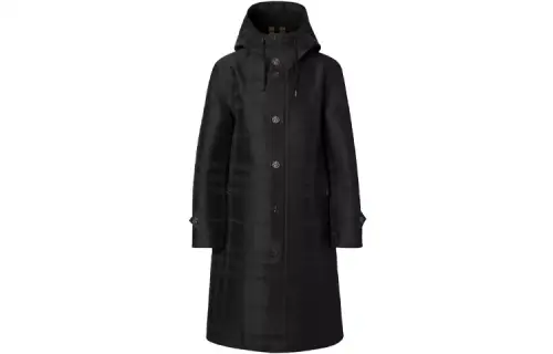 Burberry Coats Men's Black Hooded Moderate Straight Fit