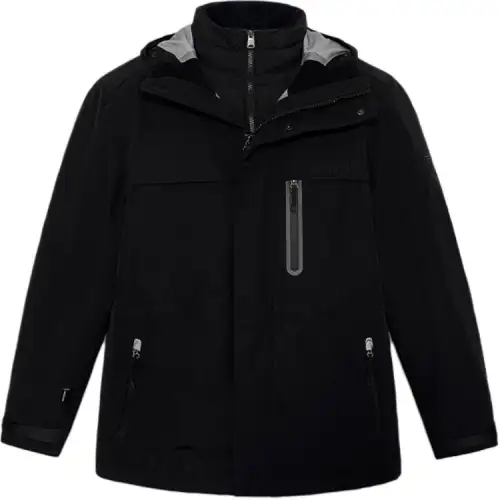 Timberland Urban Outdoors Waterproof And Windproof To Keep Warm Windbreaker Jacket Men's Black