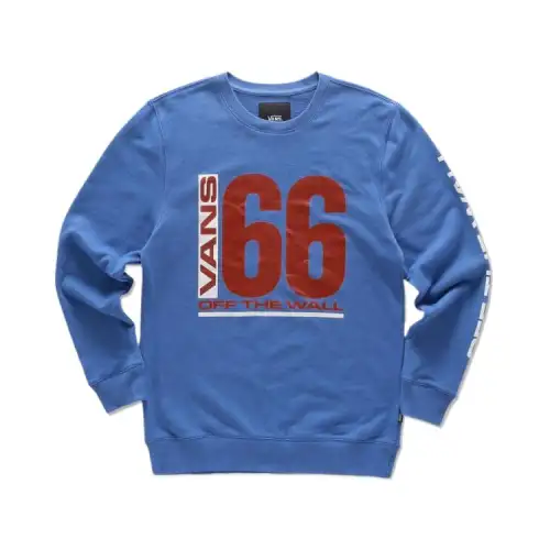 Vans Sweatshirts Men's Blue Crew Neck Moderate Regular