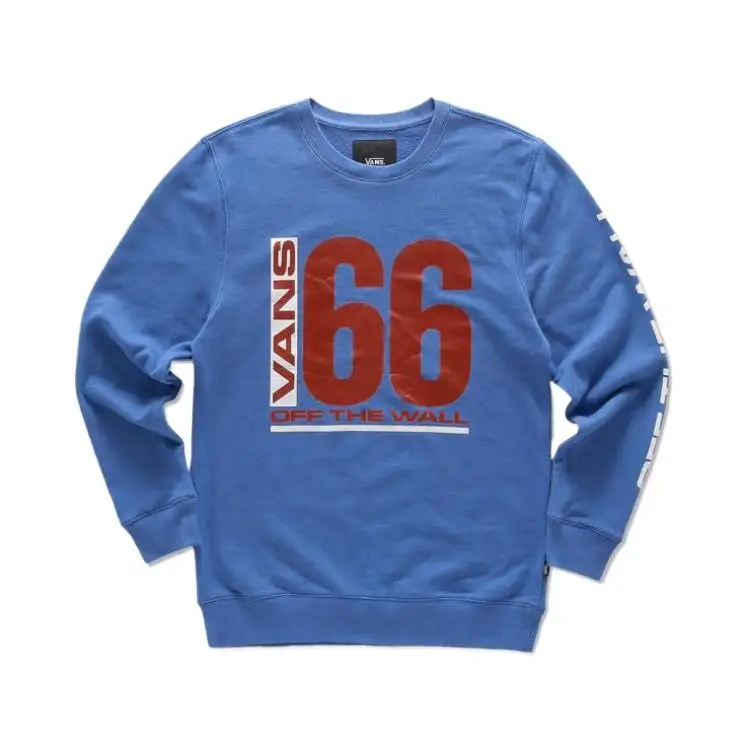 Vans Sweatshirts Men's Blue Crew Neck Moderate Regular