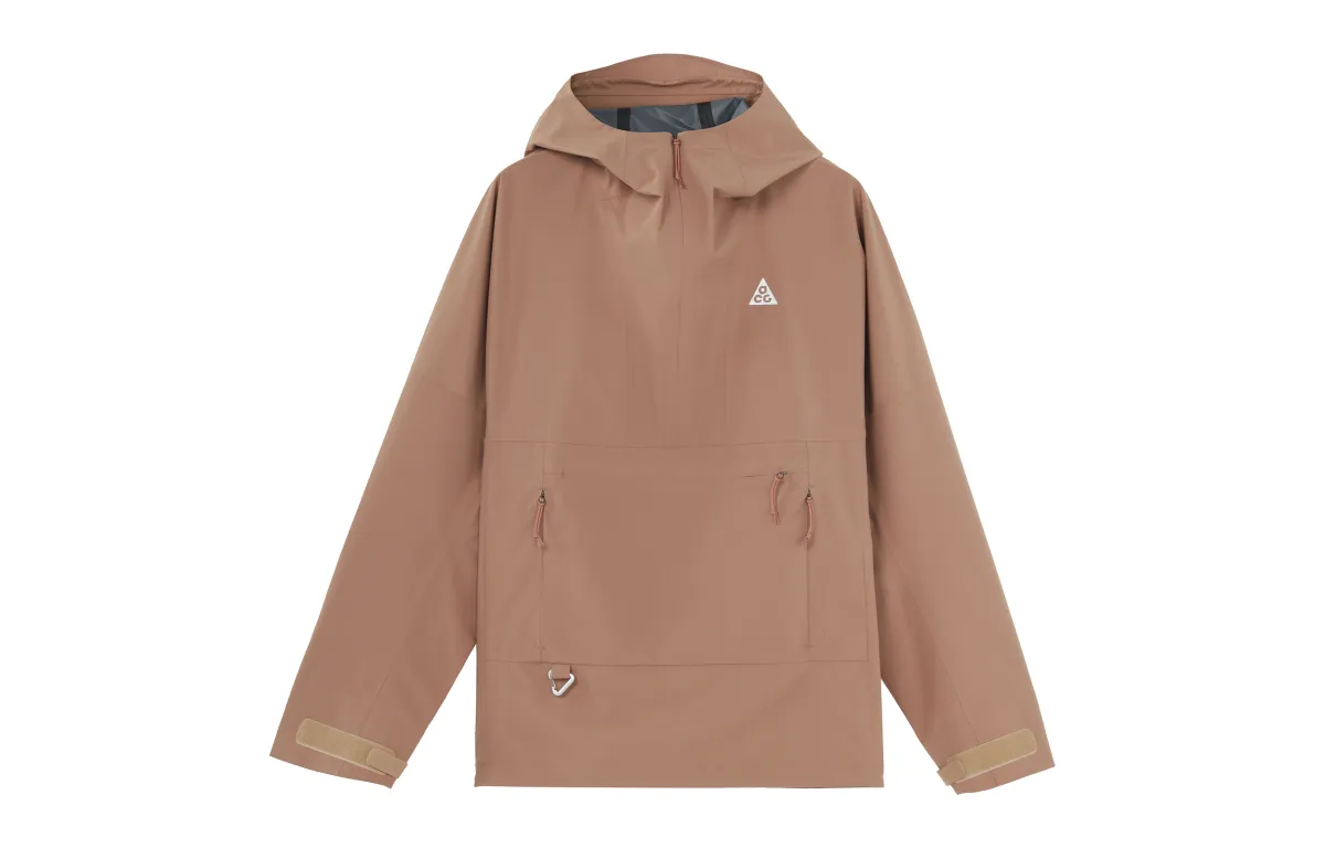 Nike ACG Jackets Men's Brown Hooded (Non-detachable) Moderate Straight Fit