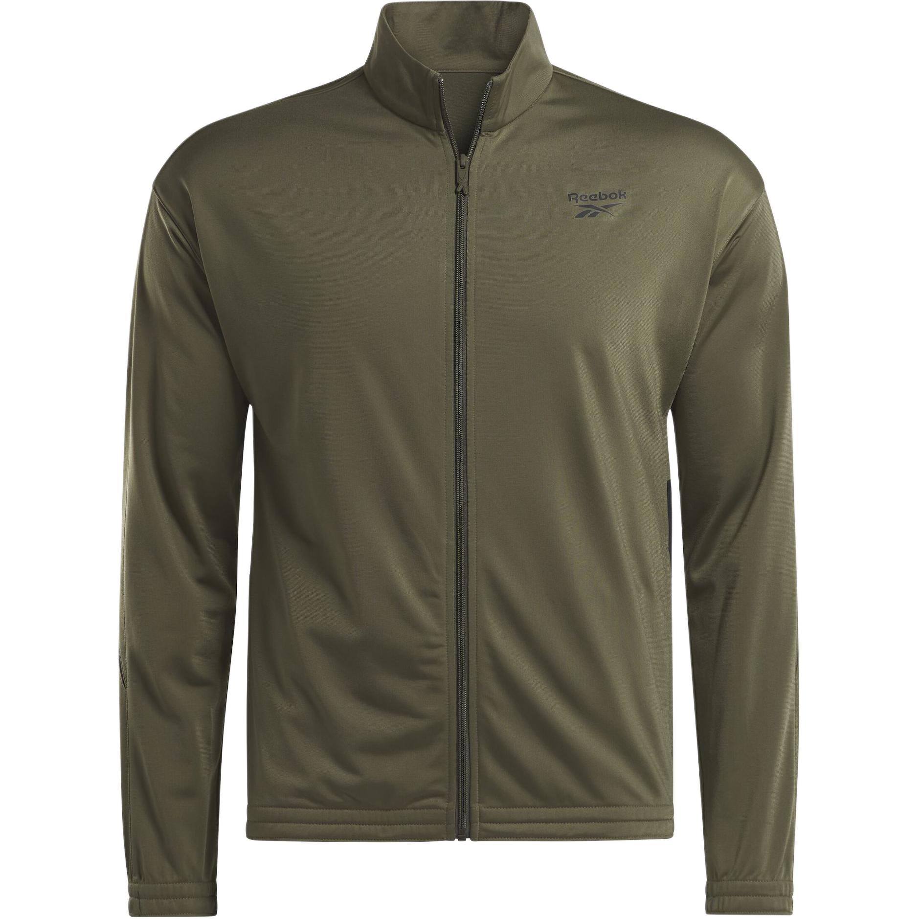 Reebok Identity Vector Knit Track Jacket Jackets & Coats Unisex Army Green