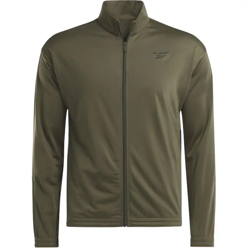 Reebok Identity Vector Knit Track Jacket Jackets & Coats Unisex Army Green
