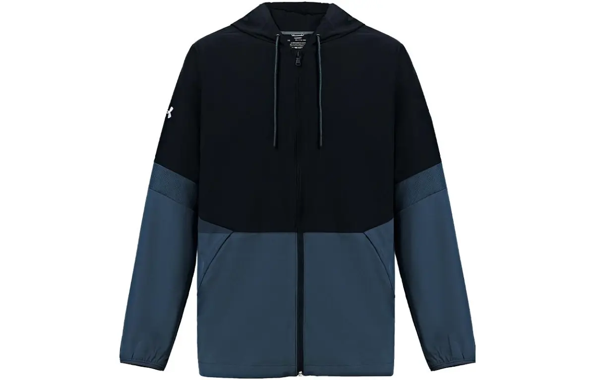 Under Armour Jackets Men's Blue Hooded Moderate Other