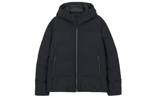 UNIQLO Down Jacket Men's Amber Black
