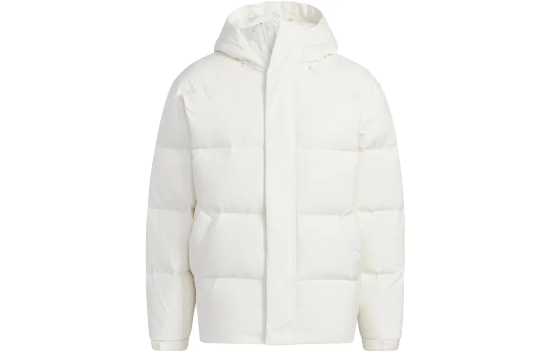 Adidas Down Jackets Unisex Jade White Hooded Moderate Other