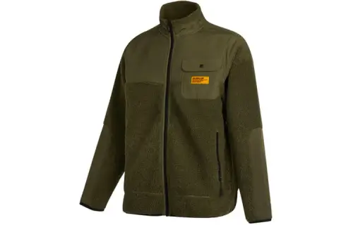 Vans Velvet Jackets Unisex Green Turtleneck Moderate