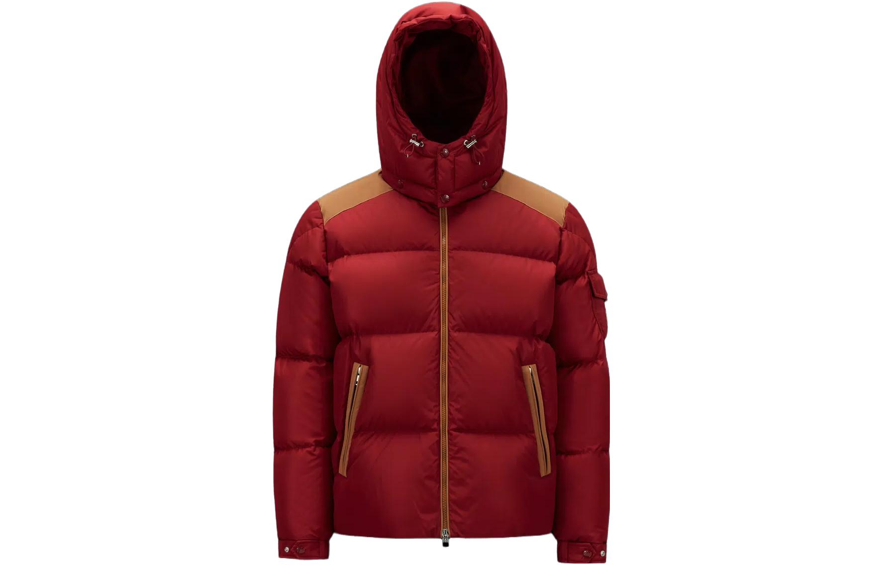 Мужская куртка Moncler Kitinen Short Down Jacket (красная)