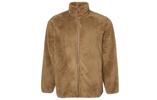 UNIQLO Velvet feel Coat Unisex Camel
