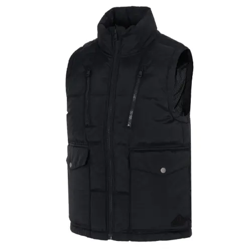 Under Armour Down Vests Men's Black Stand Collar Thickened Other