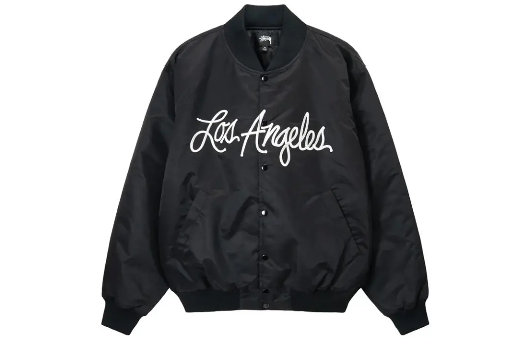 Stussy La Chapter Satin Varsity Jacket