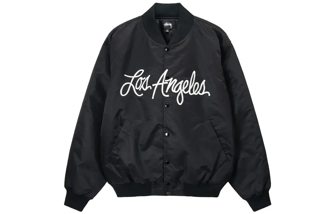 Stussy La Chapter Satin Varsity Jacket