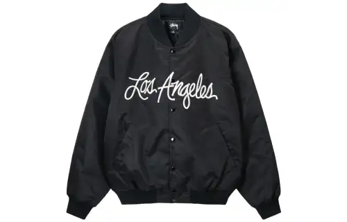 Stussy La Chapter Satin Varsity Jacket