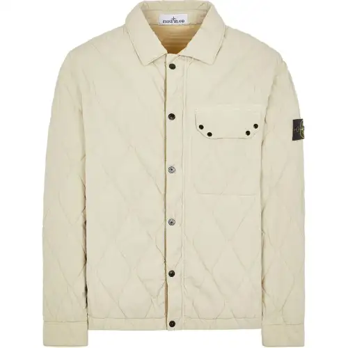 Stone Island Compass-badge quilted jacket