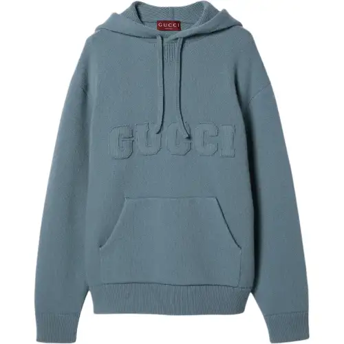 GUCCI Sweatshirt Men's Gray Blue