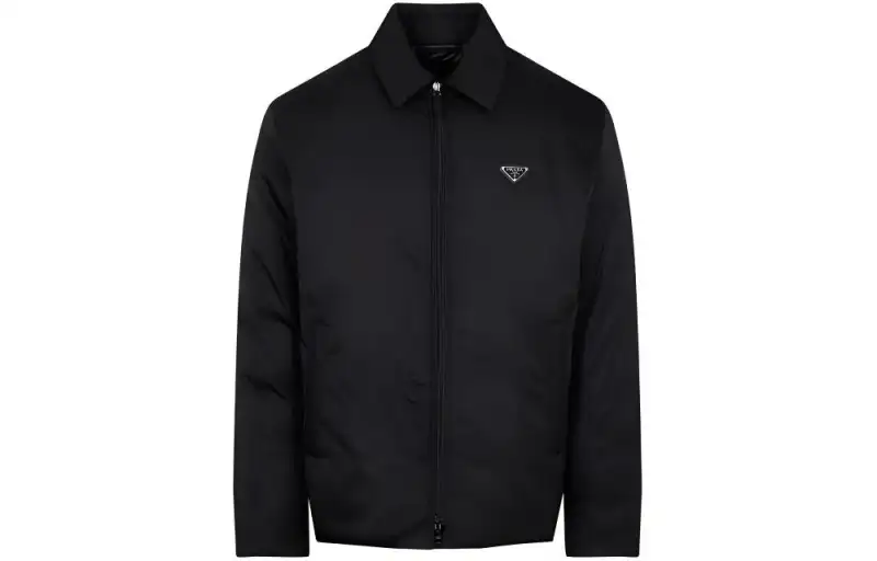 PRADA SS23 Puffer Jacket Men's Black