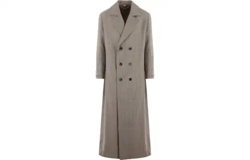 GUCCI Coats Men's Khaki Lapel Moderate Straight Fit