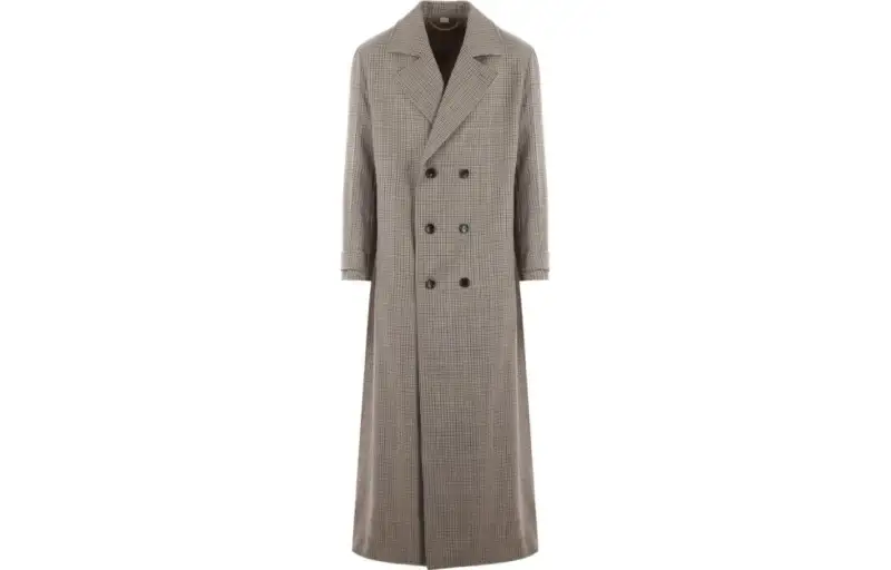 GUCCI Coats Men's Khaki Lapel Moderate Straight Fit