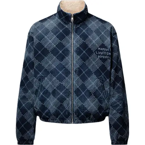Lv Denim Fleece Blouson