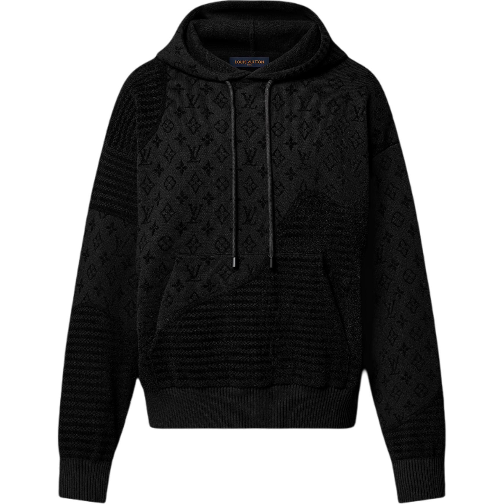 Мужское худи Louis Vuitton (черное)