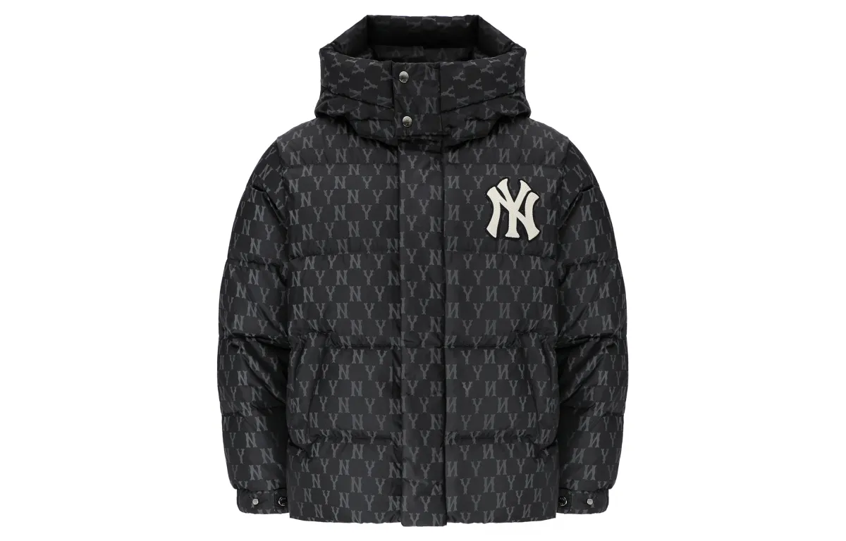 MLB Down Jacket Short Unisex Black