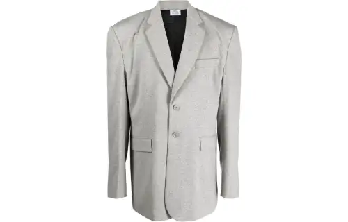 Vetements Single-Breasted Tailored Blazer