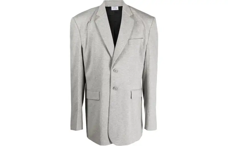 Vetements Single-Breasted Tailored Blazer