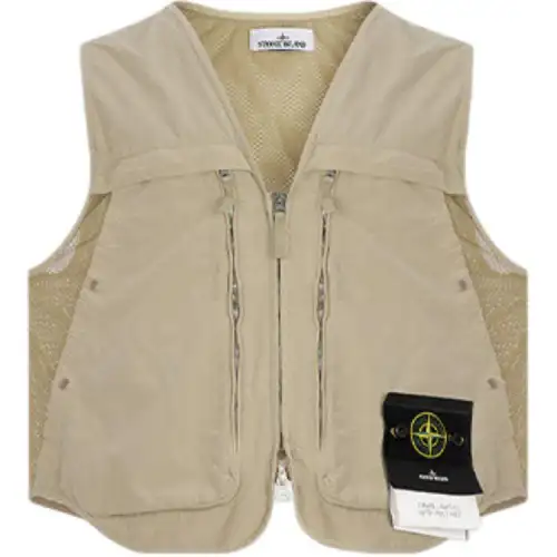 STONE ISLAND Vest Unisex Gypsum