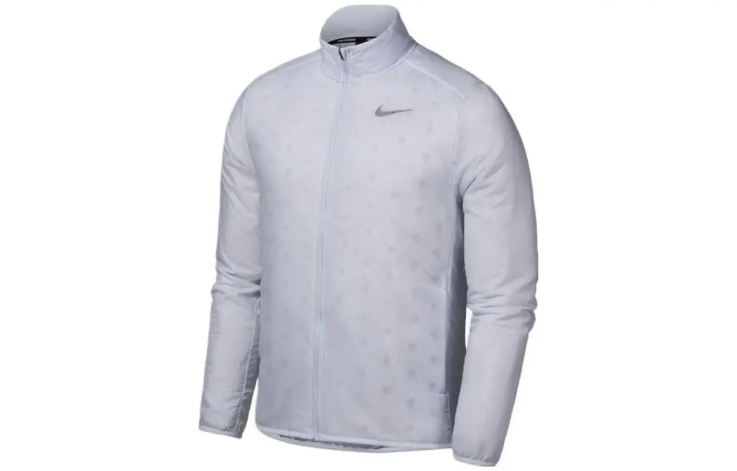 Nike Puffer Jackets Men's White Stand Collar Moderate