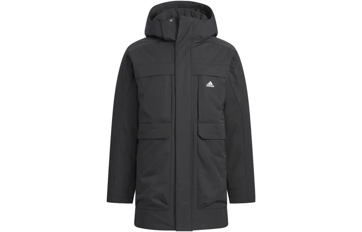 Adidas LONG DOWN Jacket Men's Black