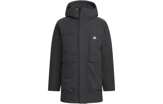 Adidas LONG DOWN Jacket Men's Black