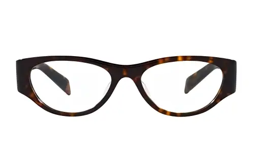 PRADA Tortoiseshell effect Cat eye Glasses