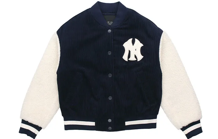 MLB Baseball Jacket Unisex Navy Blue