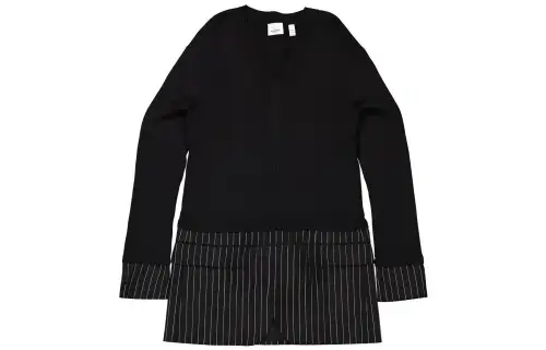 Burberry Sweaters Men's Black V Neck Moderate Other