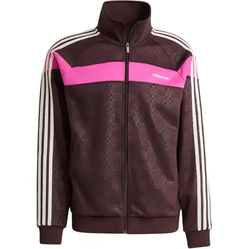 Adidas Originals Jackets Men's Shadow Brown Stand Collar Moderate Other