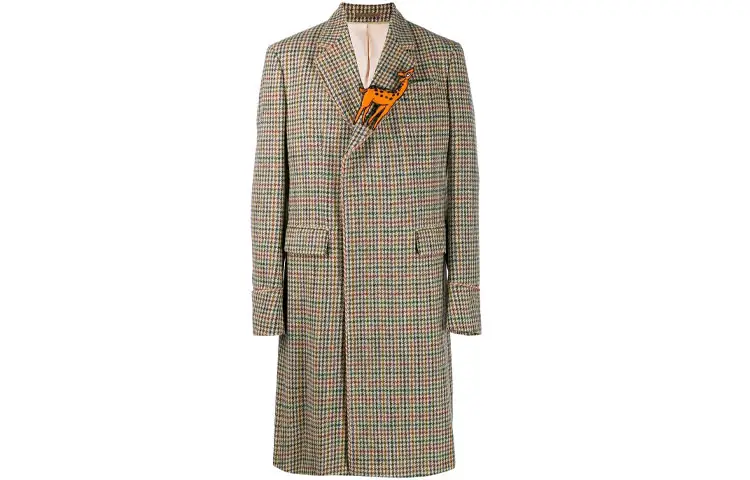 GUCCI Coats Men's Beige Lapel Moderate