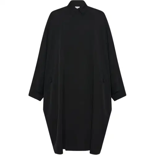 THE ROW Coats Men's Black Lapel Moderate Straight Fit