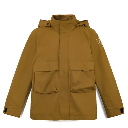 Timberland Windproof And Breathable Windbreaker Jacket Men's Light Brown
