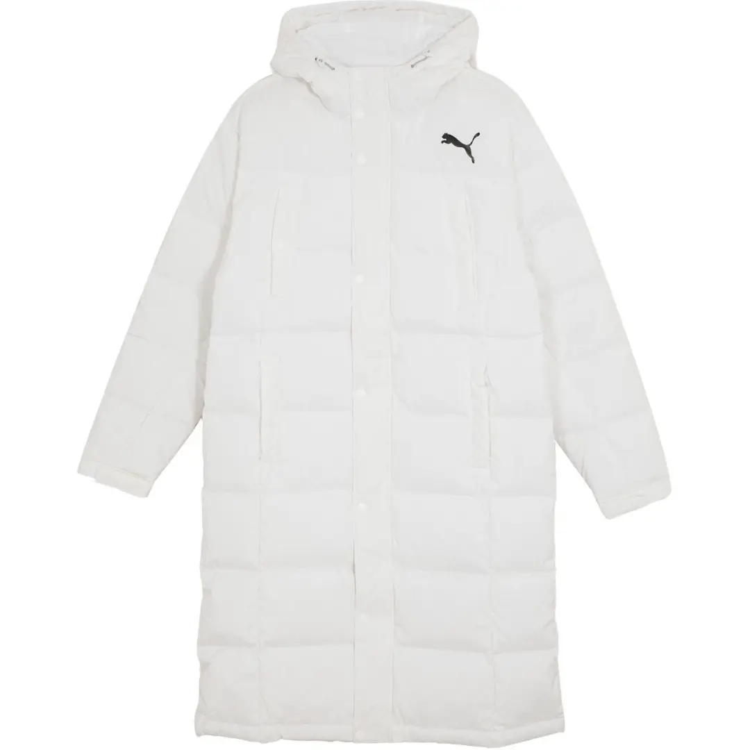 PUMA Down Jackets Unisex White Hooded Moderate Other