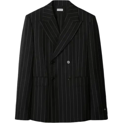 Burberry FW24 Business Suit Coat Men's Black